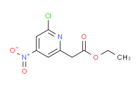 Ethyl 2-chloro-4-nitropyridine-6-acetate