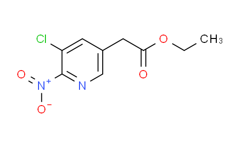 Ethyl 3-chloro-2-nitropyridine-5-acetate