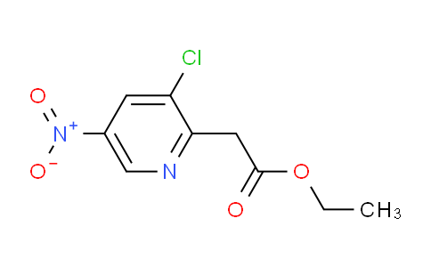 Ethyl 3-chloro-5-nitropyridine-2-acetate