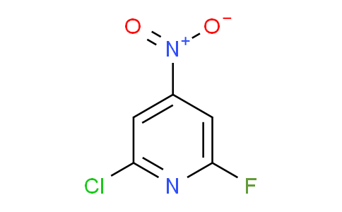 2-Chloro-6-fluoro-4-nitropyridine