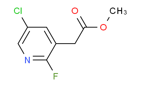 Methyl 5-chloro-2-fluoropyridine-3-acetate