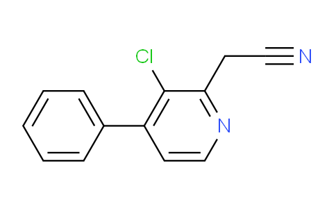 3-Chloro-4-phenylpyridine-2-acetonitrile