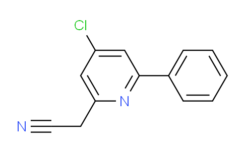4-Chloro-2-phenylpyridine-6-acetonitrile