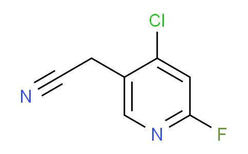 4-Chloro-2-fluoropyridine-5-acetonitrile