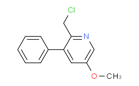 2-Chloromethyl-5-methoxy-3-phenylpyridine
