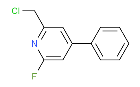 2-Chloromethyl-6-fluoro-4-phenylpyridine