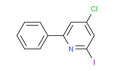 4-Chloro-2-iodo-6-phenylpyridine