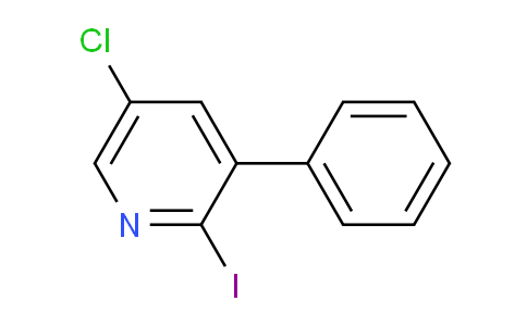 5-Chloro-2-iodo-3-phenylpyridine