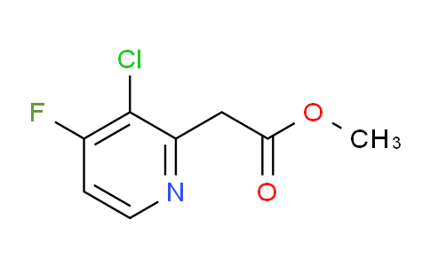 AM110821 | 1805227-81-9 | Methyl 3-chloro-4-fluoropyridine-2-acetate
