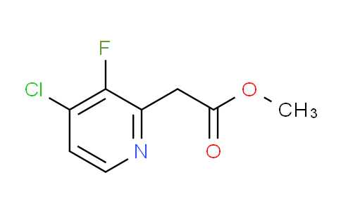 AM110827 | 1807268-94-5 | Methyl 4-chloro-3-fluoropyridine-2-acetate