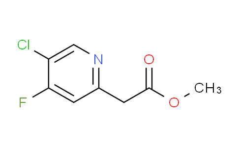 AM110831 | 1805115-55-2 | Methyl 5-chloro-4-fluoropyridine-2-acetate