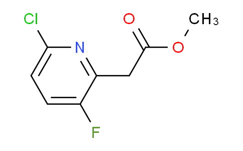 AM110832 | 1807259-38-6 | Methyl 6-chloro-3-fluoropyridine-2-acetate