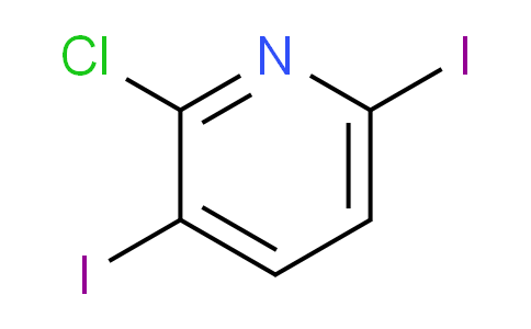 2-Chloro-3,6-diiodopyridine