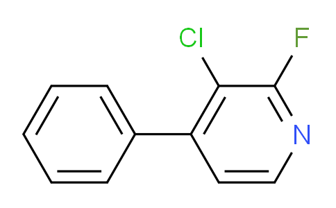 3-Chloro-2-fluoro-4-phenylpyridine