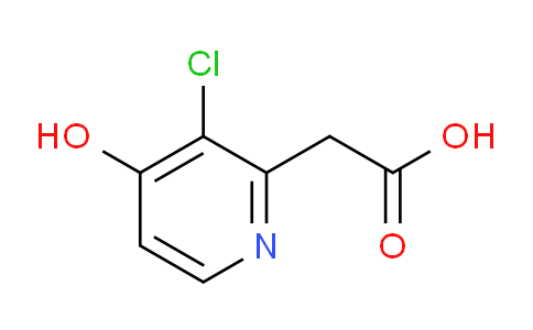 3-Chloro-4-hydroxypyridine-2-acetic acid
