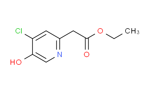 AM110979 | 1393550-46-3 | Ethyl 4-chloro-5-hydroxypyridine-2-acetate