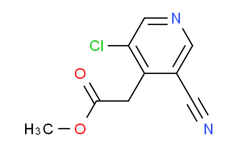 AM111114 | 1805520-86-8 | Methyl 3-chloro-5-cyanopyridine-4-acetate