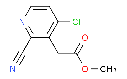 AM111115 | 1805158-36-4 | Methyl 4-chloro-2-cyanopyridine-3-acetate