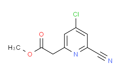 AM111117 | 1804873-24-2 | Methyl 4-chloro-2-cyanopyridine-6-acetate