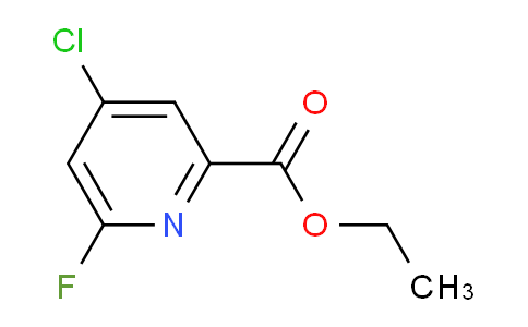 AM111161 | 1807134-78-6 | Ethyl 4-chloro-6-fluoropicolinate