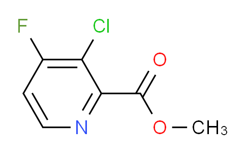 Methyl 3-chloro-4-fluoropicolinate