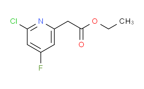 Ethyl 2-chloro-4-fluoropyridine-6-acetate