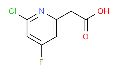 2-Chloro-4-fluoropyridine-6-acetic acid