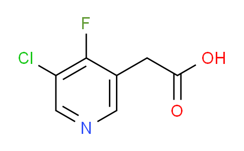 3-Chloro-4-fluoropyridine-5-acetic acid