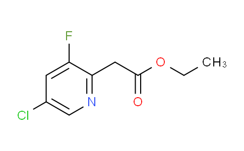 Ethyl 5-chloro-3-fluoropyridine-2-acetate