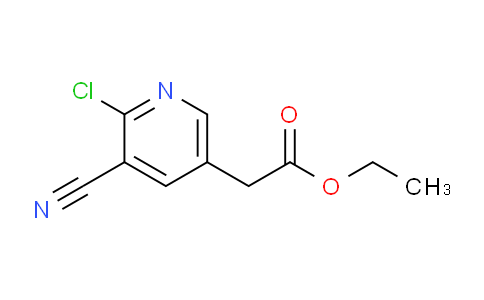 Ethyl 2-chloro-3-cyanopyridine-5-acetate