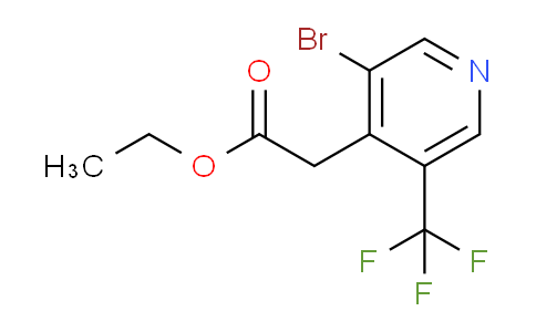 Ethyl 3-bromo-5-(trifluoromethyl)pyridine-4-acetate
