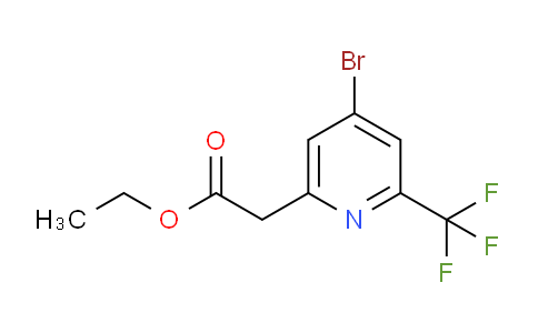 Ethyl 4-bromo-2-(trifluoromethyl)pyridine-6-acetate