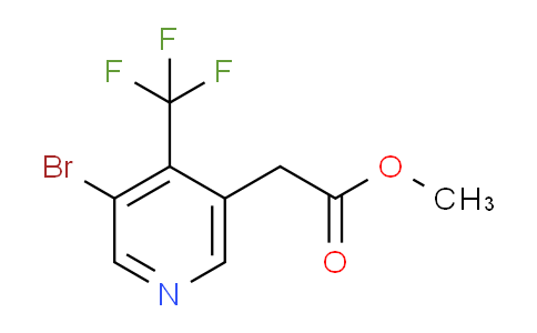 Methyl 3-bromo-4-(trifluoromethyl)pyridine-5-acetate