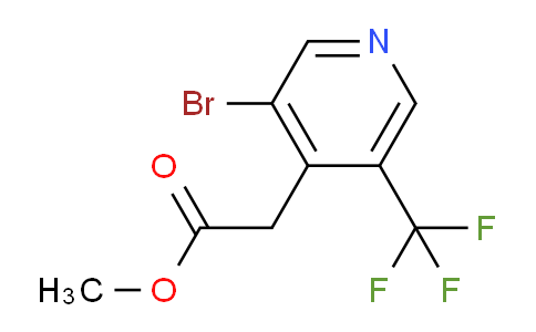 Methyl 3-bromo-5-(trifluoromethyl)pyridine-4-acetate