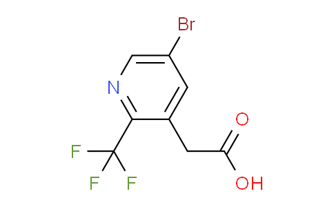 5-Bromo-2-(trifluoromethyl)pyridine-3-acetic acid