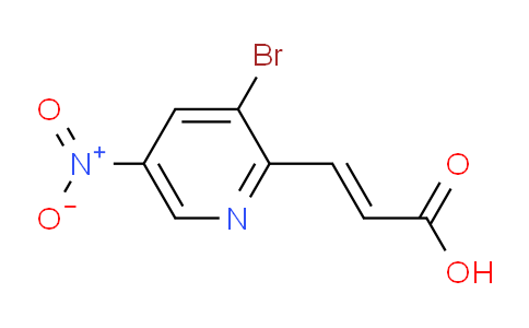 3-Bromo-5-nitropyridine-2-acrylic acid