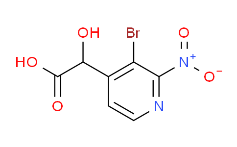 AM111909 | 1807272-21-4 | 2-(3-Bromo-2-nitropyridin-4-yl)-2-hydroxyacetic acid