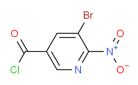 3-Bromo-2-nitropyridine-5-carbonyl chloride