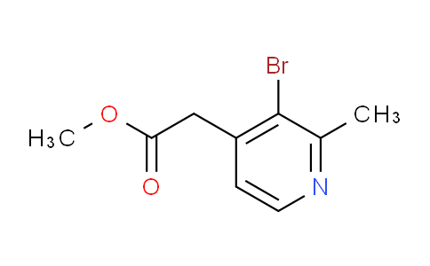 Methyl 3-bromo-2-methylpyridine-4-acetate