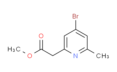 Methyl 4-bromo-2-methylpyridine-6-acetate