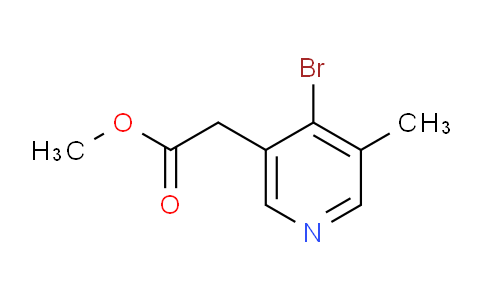 Methyl 4-bromo-3-methylpyridine-5-acetate