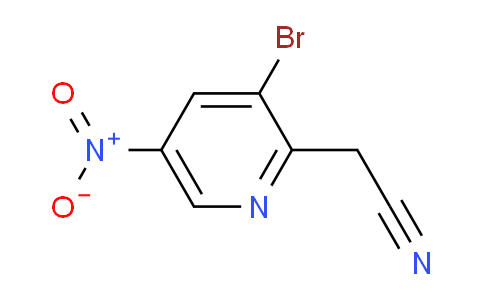 3-Bromo-5-nitropyridine-2-acetonitrile