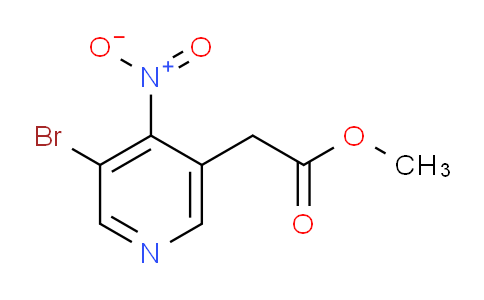Methyl 3-bromo-4-nitropyridine-5-acetate