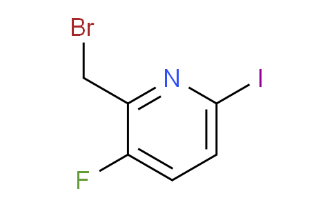 2-Bromomethyl-3-fluoro-6-iodopyridine