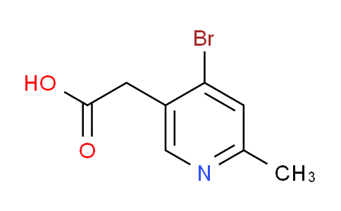 4-Bromo-2-methylpyridine-5-acetic acid