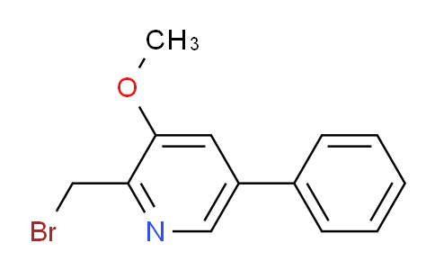 AM112444 | 1807208-29-2 | 2-Bromomethyl-3-methoxy-5-phenylpyridine