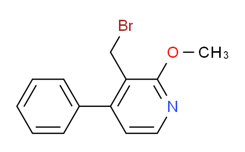 3-Bromomethyl-2-methoxy-4-phenylpyridine