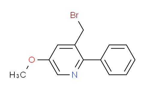 3-Bromomethyl-5-methoxy-2-phenylpyridine