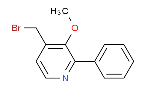 4-Bromomethyl-3-methoxy-2-phenylpyridine