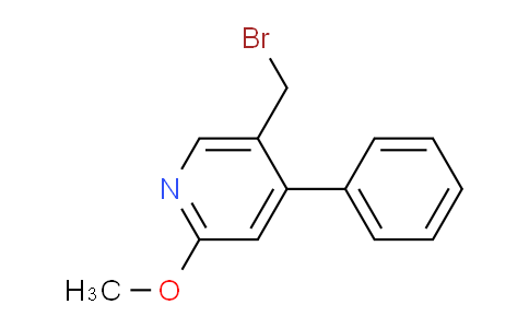 5-Bromomethyl-2-methoxy-4-phenylpyridine